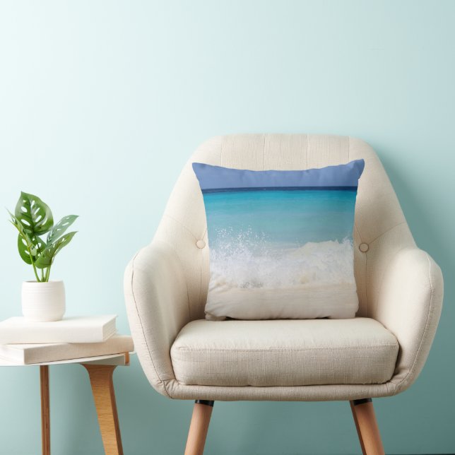 Coussin Rêve de plage de l'océan Caraïbes 6 (Chaise)
