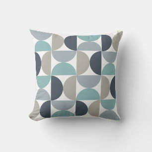 Coussin Rêve d'été moderne du milieu du siècle