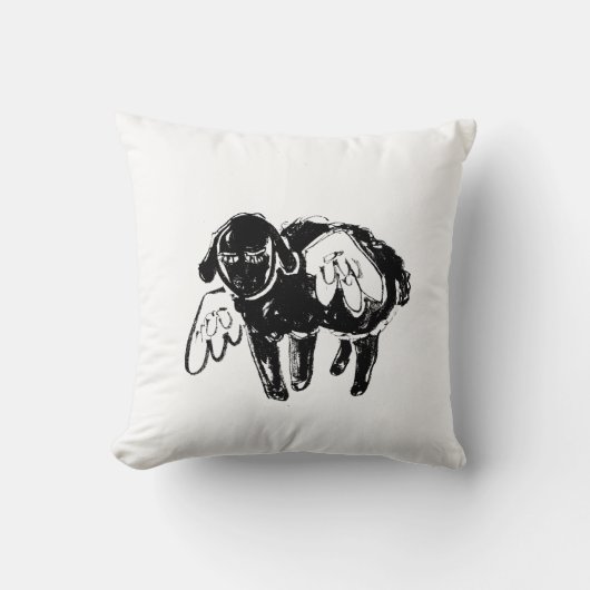 Coussin rêvé du mouton noir (Recto)
