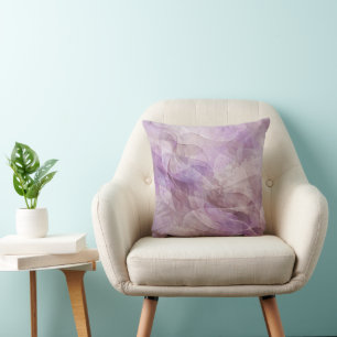 Coussin Rêve tourbillonnant lavande lilas mauve lavande