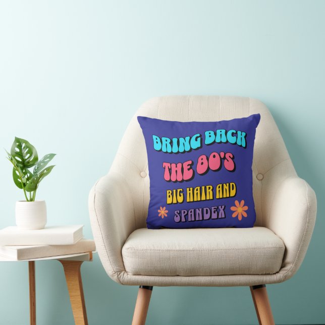 Coussin Revenir aux années 80 (Chaise)