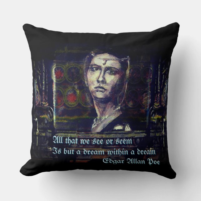Coussin Rêver dans un rêve par Linandara (Recto)