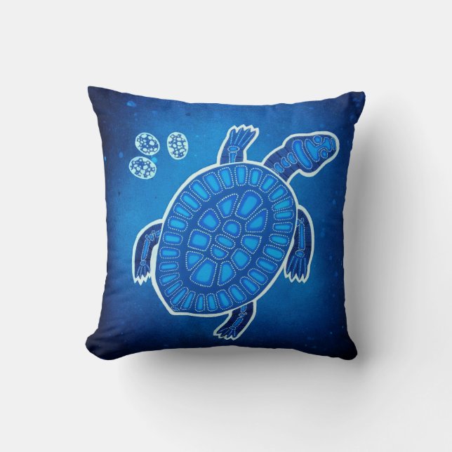 Coussin Rêver de tortue (Recto)