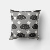 Coussin Rêver Grand Gris et Brosse Blush Script Jeter Orei (Verso)