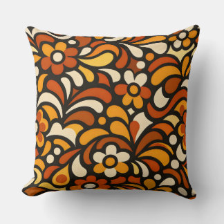 Coussin Rêverie de floraison automnale