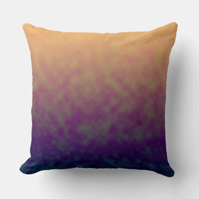 Coussin Rêverie du Crépuscule Doré (Recto)
