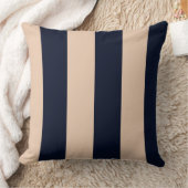 Coussin réversible à bande épaisse crème/noire (Couverture)