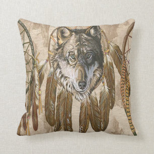 Coussin réversible amérindien