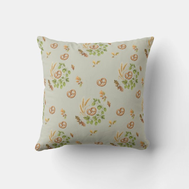 Coussin Réversible de la Moisson d'Automne : Beige (Verso)