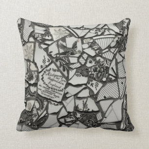 Coussin réversible de mosaïque