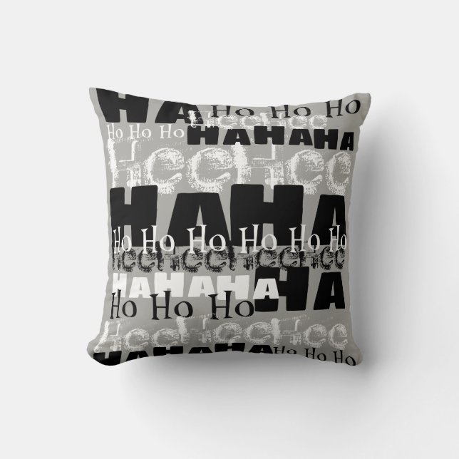 Coussin réversible du rire maniaque (Recto)