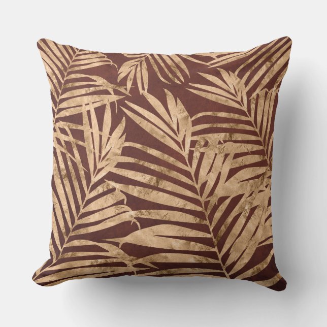 Coussin réversible en bronze d'or chatoyant (Recto)