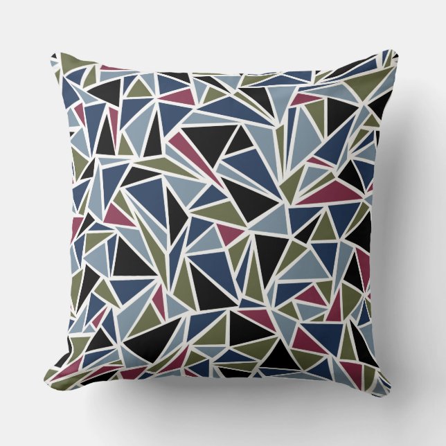 Coussin réversible multiconception géométrique (Recto)