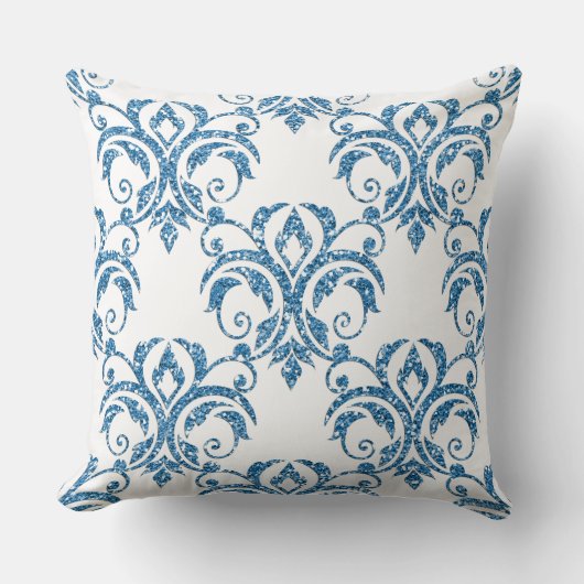 Coussin réversible parties scintillantes roses (Recto)