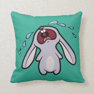 Coussin Réversible pleurant mignon de lapin