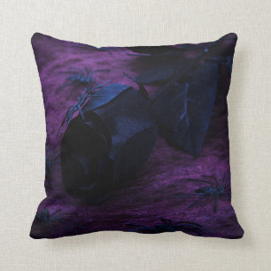 Coussin réversible Rose noir