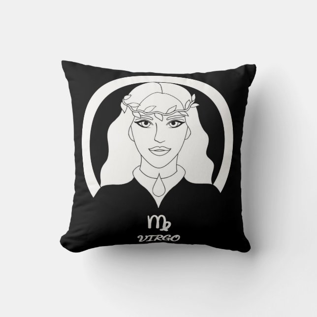 Coussin réversible silhouette de la Vierge (Recto)