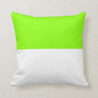coussin réversible strié nautique dans le vert de 