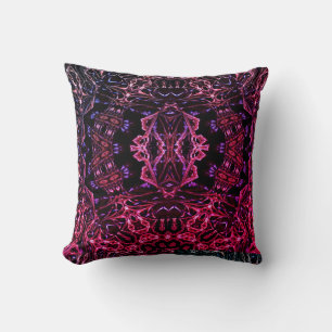Coussin Rêves acides Dimension Fractale Throw Cushion