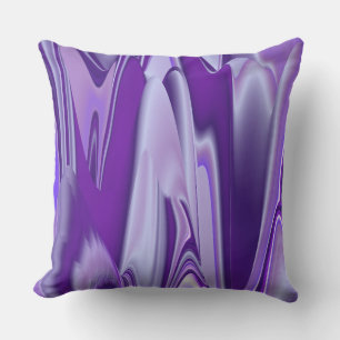 Coussin Rêves arc-en-ciel à fleurs violettes
