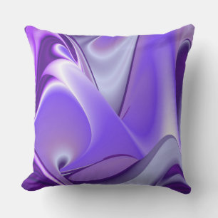 Coussin Rêves d'arc-en-ciel de fleur violette