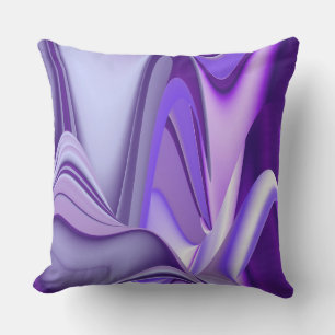 Coussin Rêves d'arc-en-ciel de fleur violette