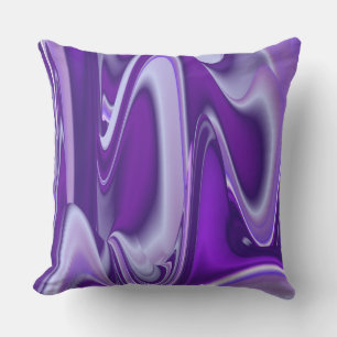 Coussin Rêves d'arc-en-ciel de fleur violette