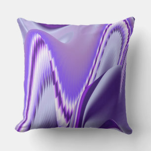 Coussin Rêves d'arc-en-ciel de fleurs violettes