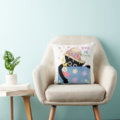 Coussin Rêves de chats de printemps (Chaise)