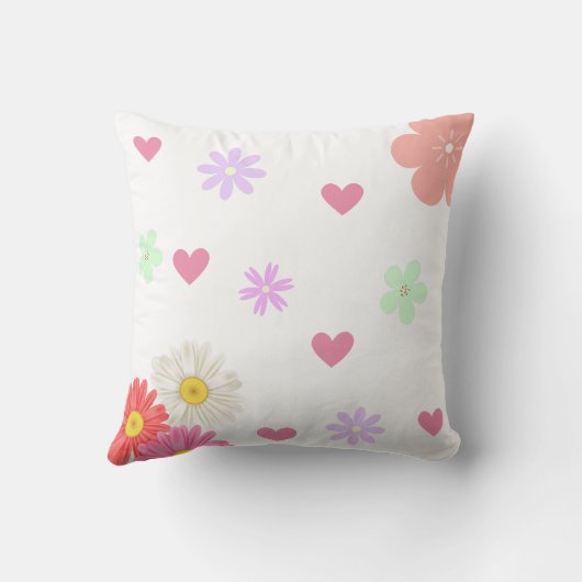 Coussin Rêves de chats de printemps (Verso)