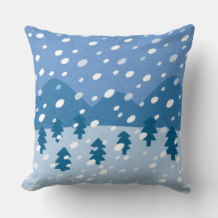 Coussin Rêves de Chute de Neige
