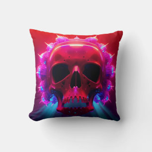 Coussin Rêves de la tête de mort électrique