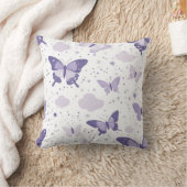 Coussin Rêves de papillons lavande (Couverture)