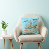 Coussin "Rêves sous-marins" Personnalisable  (Chaise)