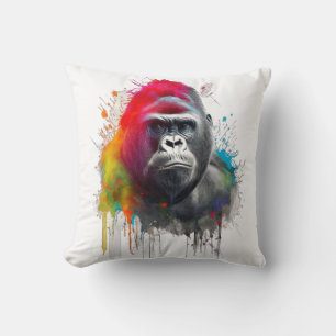 Coussin  Rey de la Selva: Majestuoso Gorila Espald