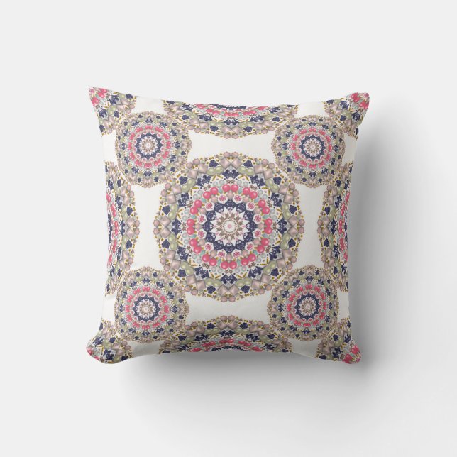 Coussin Rhinestones, paillettes, confettis (Recto)