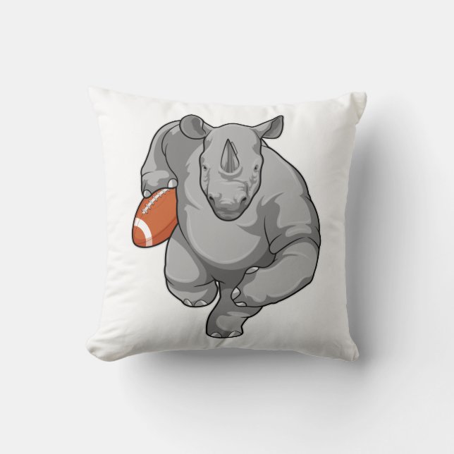 Coussin Rhino de football (Recto)