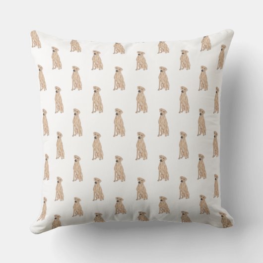 Coussin Rhodesian Ridgeback (Verso)