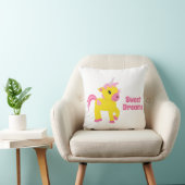 Coussin Rhubarb et Custard Unicorn (Chaise)