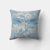 Coussin RIBBON/JEWELS - Mariage hiver Wonderland (Verso)