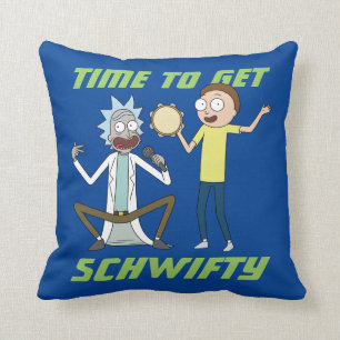Coussin RICK ET MORTY™   Il Est Temps D'Obtenir Schwifty