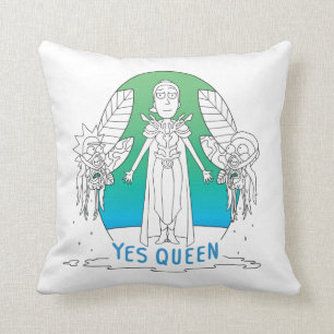 Coussin RICK ET MORTY™   Oui Reine