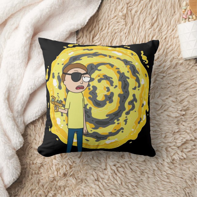 Coussin RICK ET MORTY™ | Portail Evil Morty (Couverture)
