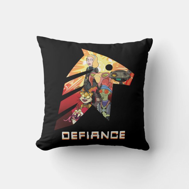 Coussin RICK ET MORTY™ | Space Beth Defiance Crew (Recto)