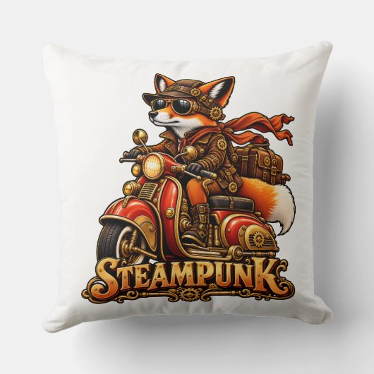 Coussin Ride into a World of Mechanical Fantasy! (Verso)