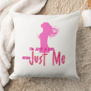 Coussin Rien qu'une fille