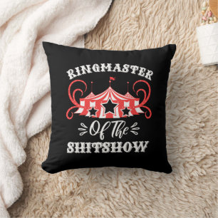 Coussin Ringmaster du Shitshow, Les Amateurs De Cirque Cad