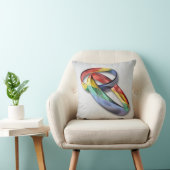 Coussin Rings de Rainbow Wedding pour l'Equality (Chaise)