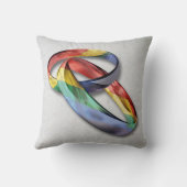 Coussin Rings de Rainbow Wedding pour l'Equality (Verso)