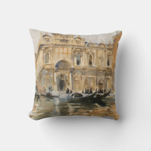 Coussin Rio dei Mendicanti, Venise par John Singer Sargent